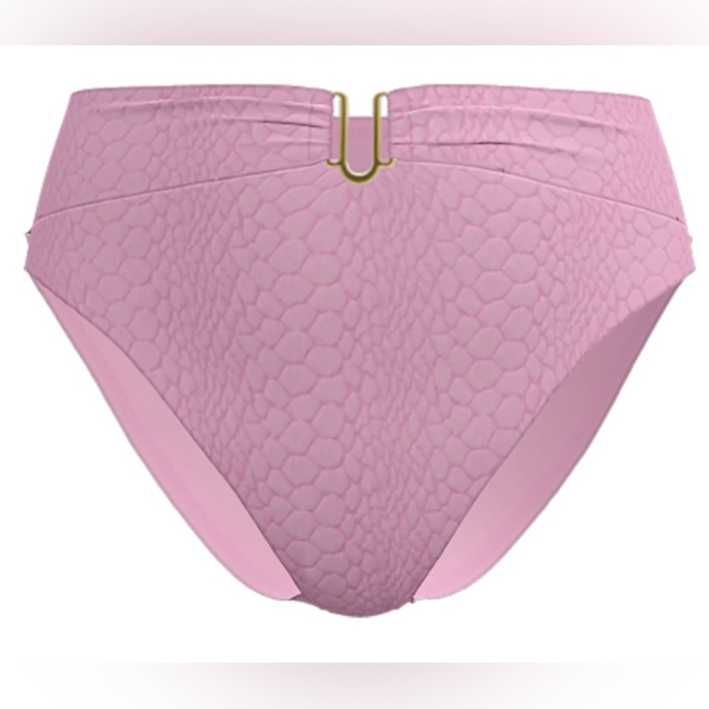 Time and Tru U-Trim High Waist Bikini Swim Bottoms